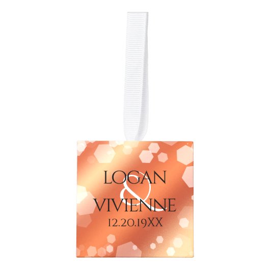 Elegant 32e Bronze Wedding Jubileum Decoratie (Voorkant)