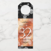 Elegant 32e Bronze Wedding Jubileum Flessenhanger (Voorkant)