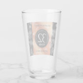 Elegant 32e Bronze Wedding Jubileum Glas (Achterkant)