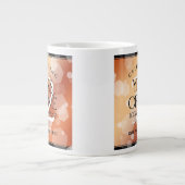 Elegant 32e Bronze Wedding Jubileum Grote Koffiekop (Voorkant)