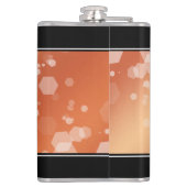 Elegant 32e Bronze Wedding Jubileum Heupfles (Achterkant)