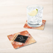 Elegant 32e Bronze Wedding Jubileum Kartonnen Onderzetters (Insitu)