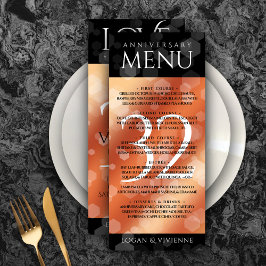 Elegant 32e Bronze Wedding Jubileum Menu