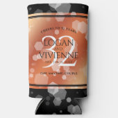 Elegant 32e Bronze Wedding Jubileum Seltzer Blikjeskoeler (Voorkant)