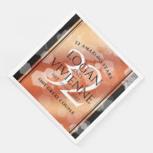 Elegant 32e Bronze Wedding Jubileum Servet (Hoek)