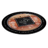 Elegant 32e Bronze Wedding Jubileum Snijplank (Hoek)