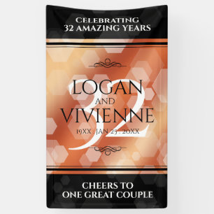 Elegant 32e Bronze Wedding Jubileum Spandoek