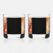 Elegant 32e Bronze Wedding Jubileum Whisky Glas (Links)