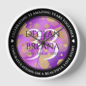 Elegant 33rd Amethyst Wedding Jubileum (Voorkant)