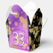 Elegant 33rd Amethyst Wedding Jubileum Bedankdoosjes (Geopend)