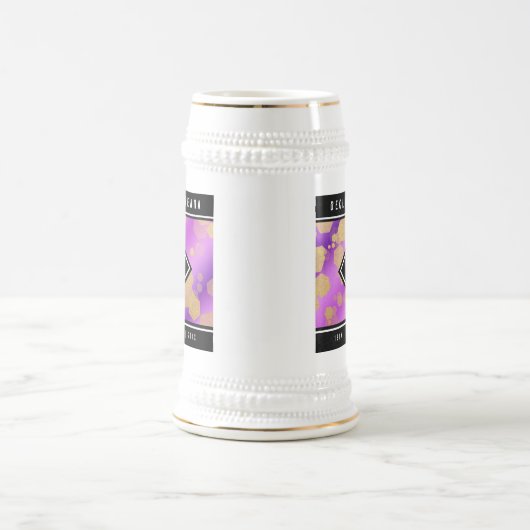 Elegant 33rd Amethyst Wedding Jubileum Bierpul (Center)