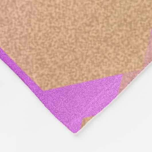 Elegant 33rd Amethyst Wedding Jubileum Fleece Deken (Hoek)