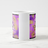 Elegant 33rd Amethyst Wedding Jubileum Grote Koffiekop (Voorkant)