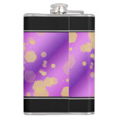 Elegant 33rd Amethyst Wedding Jubileum Heupfles (Achterkant)