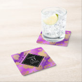 Elegant 33rd Amethyst Wedding Jubileum Kartonnen Onderzetters (Insitu)