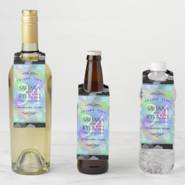 Elegant 34th Opal Wedding Jubileum Celebration Flessenhanger