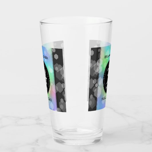 Elegant 34th Opal Wedding Jubileum Celebration Glas (Rechts)