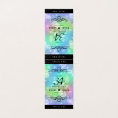 Elegant 34th Opal Wedding Jubileum Celebration Kaart (Buitenkant ongevouwen)