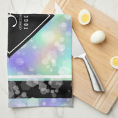 Elegant 34th Opal Wedding Jubileum Celebration Theedoek (Quarter Fold)