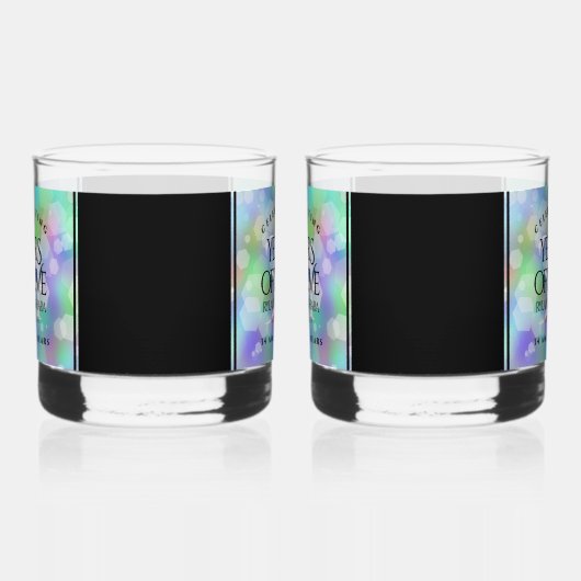 Elegant 34th Opal Wedding Jubileum Celebration Whisky Glas (Rechts)