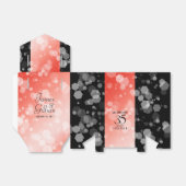 Elegant 35th Coral Wedding Jubileum Celebration Bedankdoosjes (Uitgevouwen)