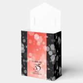 Elegant 35th Coral Wedding Jubileum Celebration Bedankdoosjes (Geopend)