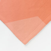 Elegant 35th Coral Wedding Jubileum Celebration Fleece Deken (Hoek)