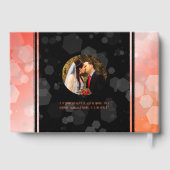 Elegant 35th Coral Wedding Jubileum Celebration Gastenboek (Achterkant)