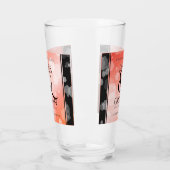 Elegant 35th Coral Wedding Jubileum Celebration Glas (Links)