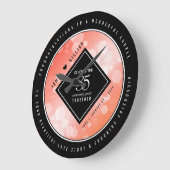 Elegant 35th Coral Wedding Jubileum Celebration Grote Klok (Hoek)