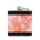 Elegant 35th Coral Wedding Jubileum Celebration Heupfles (Achterkant)