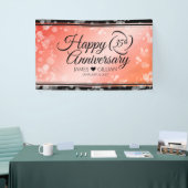 Elegant 35th Coral Wedding Jubileum Celebration Spandoek (Beurs)