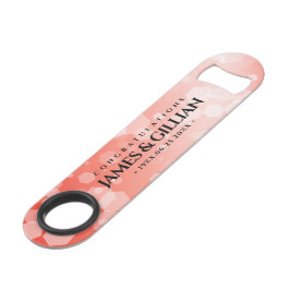 Elegant 35th Coral Wedding Jubileum Celebration Speed Flessenopener