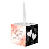 Elegant 35th Coral Wedding Jubileum Decoratie (Achter hoekig)