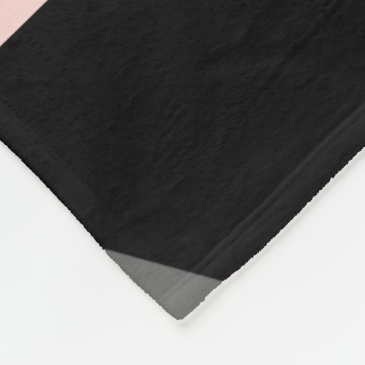 Elegant 35th Coral Wedding Jubileum Fleece Blan (Hoek)