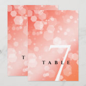 Elegant 35th Coral Wedding Jubileum Kaart (Voorkant / Achterkant)