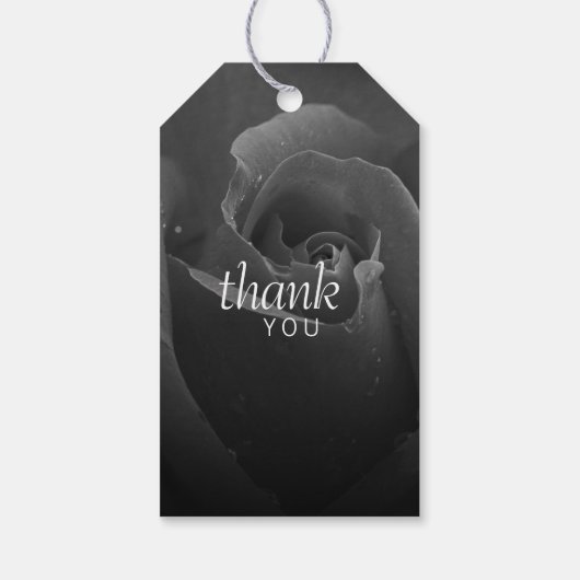 Elegant 36th Roos Wedding Jubileum Celebration Cadeaulabel (Achterkant)