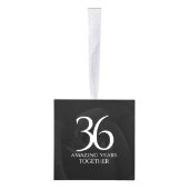 Elegant 36th Roos Wedding Jubileum Celebration Decoratie (Rechts)