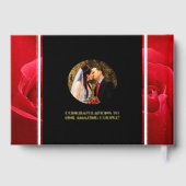 Elegant 36th Roos Wedding Jubileum Celebration Gastenboek (Achterkant)