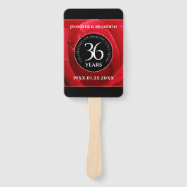 Elegant 36th Roos Wedding Jubileum Celebration Handwaaier