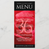 Elegant 36th Roos Wedding Jubileum Celebration Menu (Voorkant)