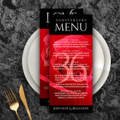 Elegant 36th Roos Wedding Jubileum Celebration Menu