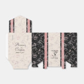 Elegant 37th Alabaster Wedding Jubileum Bedankdoosjes (Uitgevouwen)