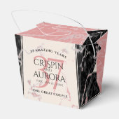 Elegant 37th Alabaster Wedding Jubileum Bedankdoosjes (Achterkant)