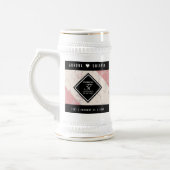 Elegant 37th Alabaster Wedding Jubileum Bierpul (Links)