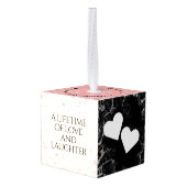 Elegant 37th Alabaster Wedding Jubileum Decoratie (Achter hoekig)