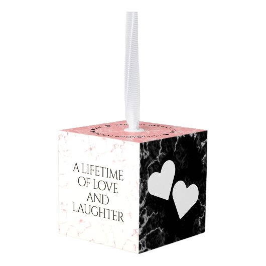 Elegant 37th Alabaster Wedding Jubileum Decoratie (Achter hoekig)