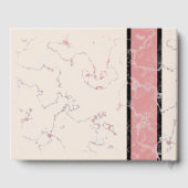 Elegant 37th Alabaster Wedding Jubileum Gastenboek (Achterkant)