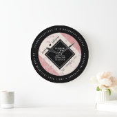 Elegant 37th Alabaster Wedding Jubileum Grote Klok (Huis)