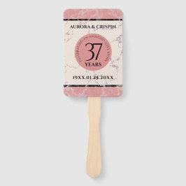 Elegant 37th Alabaster Wedding Jubileum Handwaaier